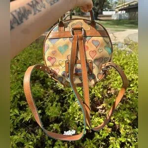 Rare Vintage Dooney & Bourke Heart Print Mini Backpack Dooney & Bourke | Bags | Rare Vintage Dooney Bourke Heart  main image 2